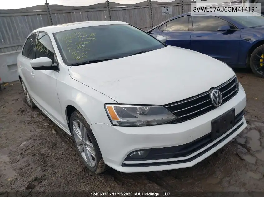 3VWL07AJ6GM414191 2016 Volkswagen Jetta Sel/Sel Premium