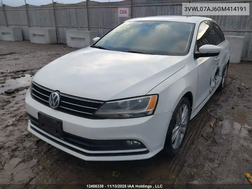3VWL07AJ6GM414191 2016 Volkswagen Jetta Sel/Sel Premium