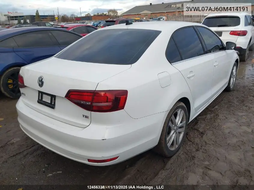 3VWL07AJ6GM414191 2016 Volkswagen Jetta Sel/Sel Premium