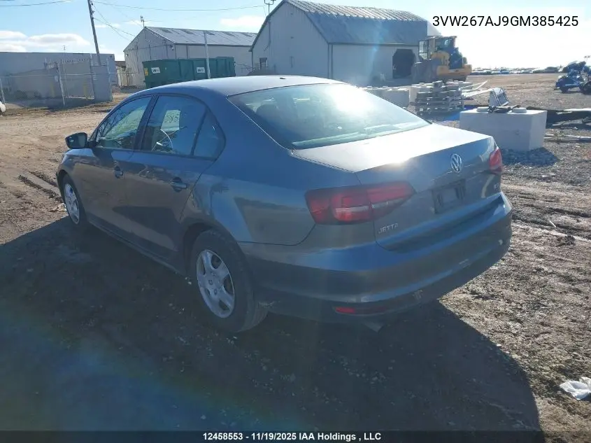 3VW267AJ9GM385425 2016 Volkswagen Jetta 1.4 Tsi Trendline/1.4 Tsi Trendline+