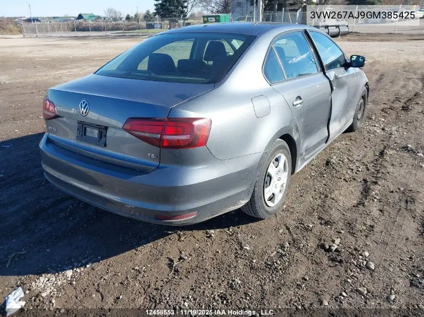 3VW267AJ9GM385425 2016 Volkswagen Jetta 1.4 Tsi Trendline/1.4 Tsi Trendline+