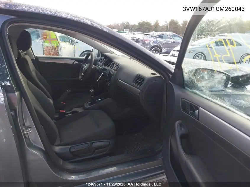 3VW167AJ1GM260043 2016 Volkswagen Jetta 1.4 Tsi Trendline/1.4 Tsi Trendline+