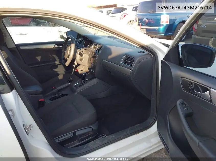 3VWD67AJ4GM216714 2016 Volkswagen Jetta 1.4T Se