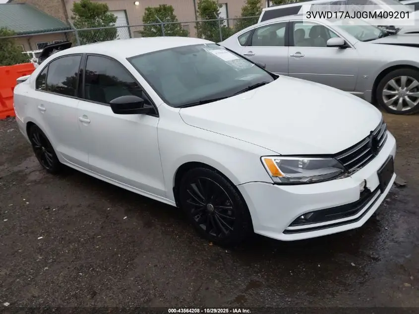 3VWD17AJ0GM409201 2016 Volkswagen Jetta 1.8T Sport