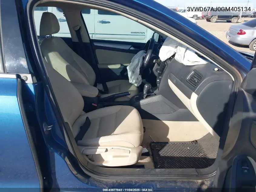 3VWD67AJ0GM405134 2016 Volkswagen Jetta 1.4T Se