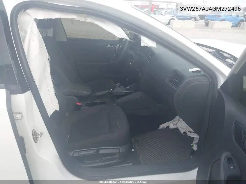 3VW267AJ4GM272496 2016 Volkswagen Jetta 1.4T S