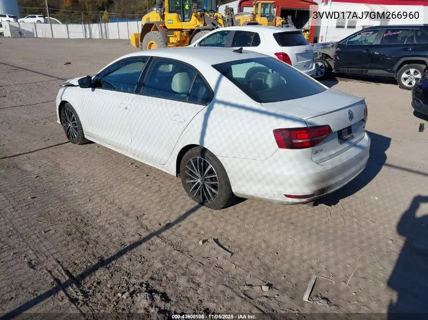 3VWD17AJ7GM266960 2016 Volkswagen Jetta 1.8T Sport