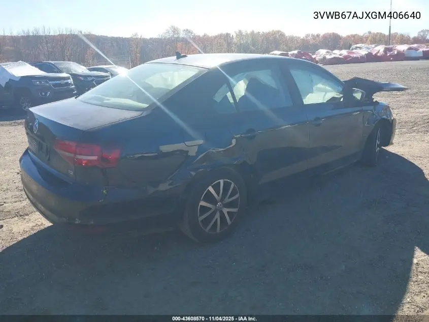 3VWB67AJXGM406640 2016 Volkswagen Jetta 1.4T Se