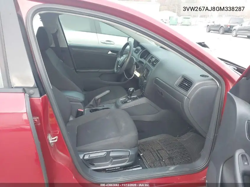3VW267AJ8GM338287 2016 Volkswagen Jetta 1.4T S