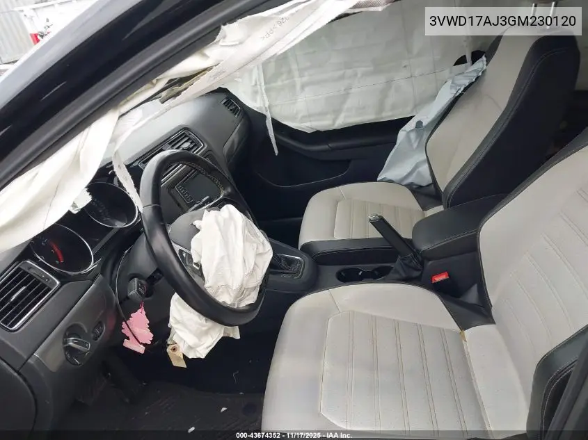 3VWD17AJ3GM230120 2016 Volkswagen Jetta 1.8T Sport