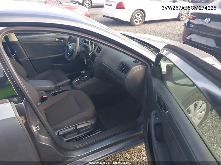 3VW267AJ5GM274225 2016 Volkswagen Jetta 1.4T S