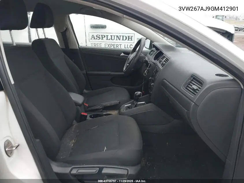 3VW267AJ9GM412901 2016 Volkswagen Jetta 1.4T S