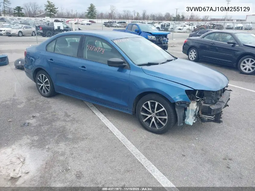 3VWD67AJ1GM255129 2016 Volkswagen Jetta 1.4T Se