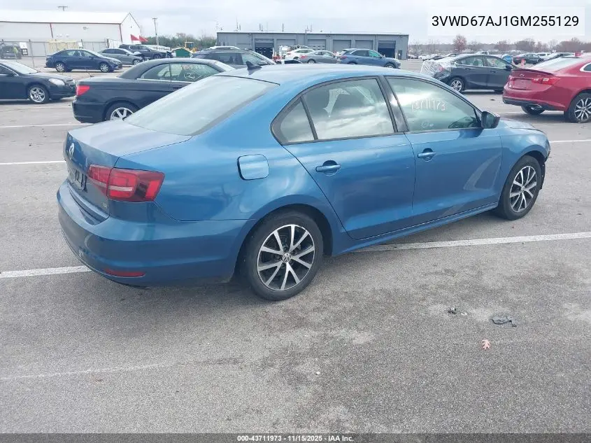 3VWD67AJ1GM255129 2016 Volkswagen Jetta 1.4T Se