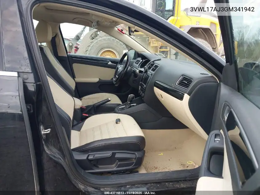 3VWL17AJ3GM341942 2016 Volkswagen Jetta 1.8T Sel Premium
