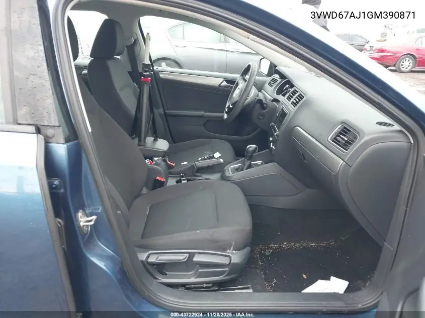 3VWD67AJ1GM390871 2016 Volkswagen Jetta 1.4T Se
