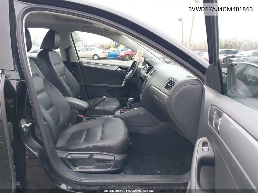 3VWD67AJ4GM401863 2016 Volkswagen Jetta 1.4T Se