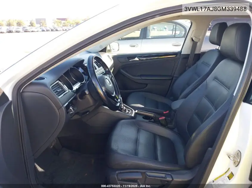 3VWL17AJ8GM339488 2016 Volkswagen Jetta 1.8T Sel