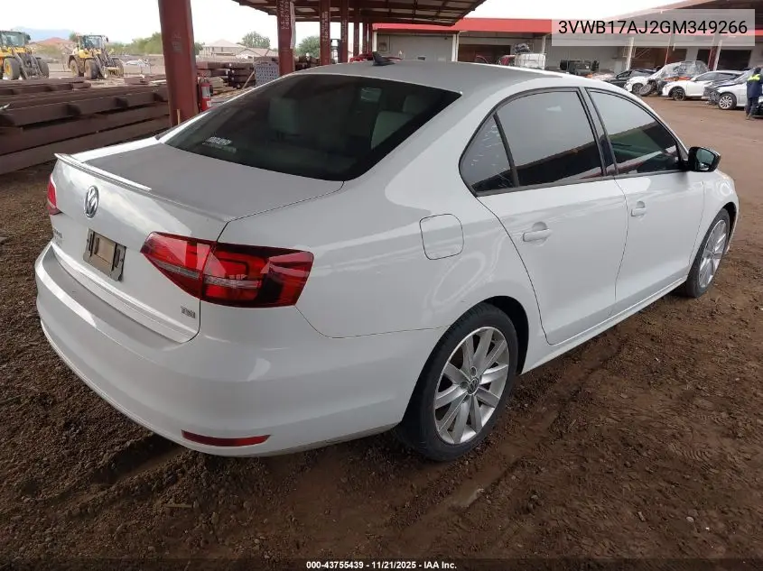 3VWB17AJ2GM349266 2016 Volkswagen Jetta 1.8T Sport