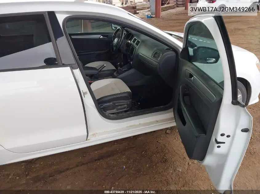 3VWB17AJ2GM349266 2016 Volkswagen Jetta 1.8T Sport