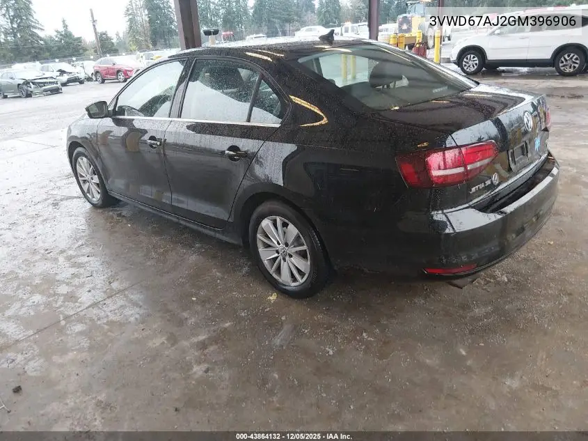 3VWD67AJ2GM396906 2016 Volkswagen Jetta 1.4T Se