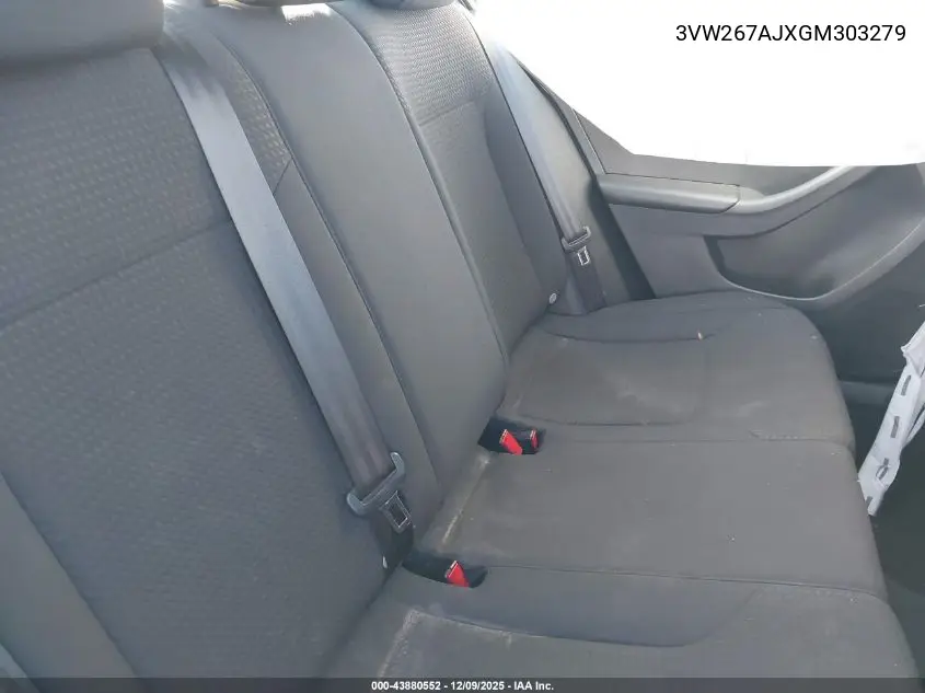 3VW267AJXGM303279 2016 Volkswagen Jetta 1.4T S