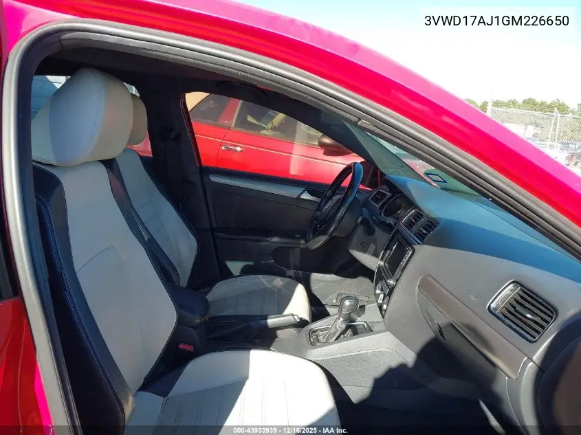 3VWD17AJ1GM226650 2016 Volkswagen Jetta 1.8T Sport