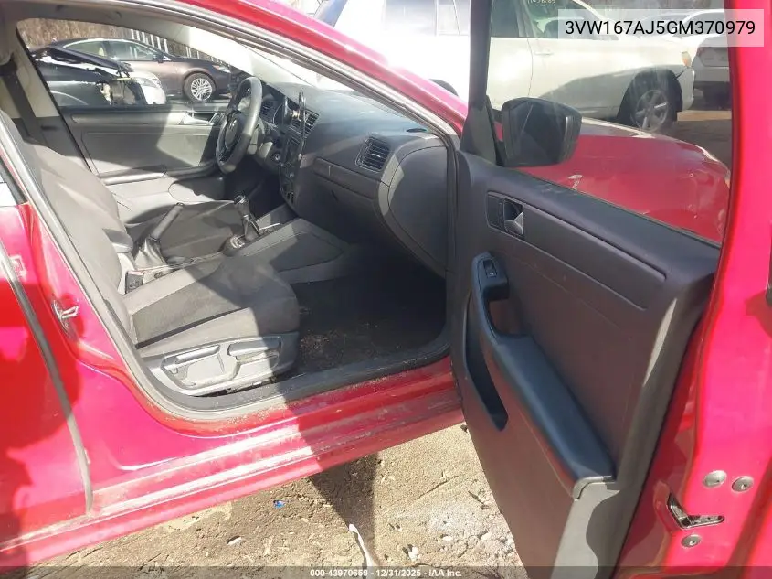 3VW167AJ5GM370979 2016 Volkswagen Jetta 1.4T S