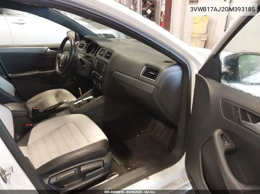 3VWB17AJ2GM393185 2016 Volkswagen Jetta 1.8T Sport