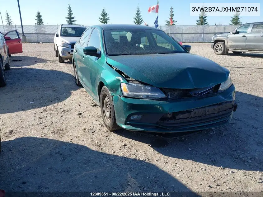 3VW2B7AJXHM271074 2017 Volkswagen Jetta 1.4 Tsi Trendline+