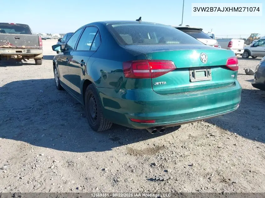 3VW2B7AJXHM271074 2017 Volkswagen Jetta 1.4 Tsi Trendline+