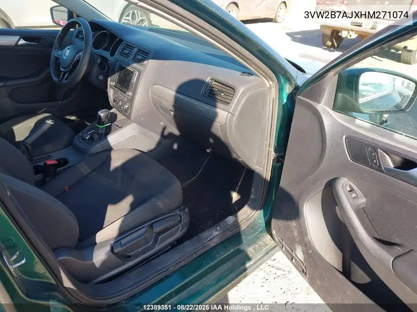 3VW2B7AJXHM271074 2017 Volkswagen Jetta 1.4 Tsi Trendline+