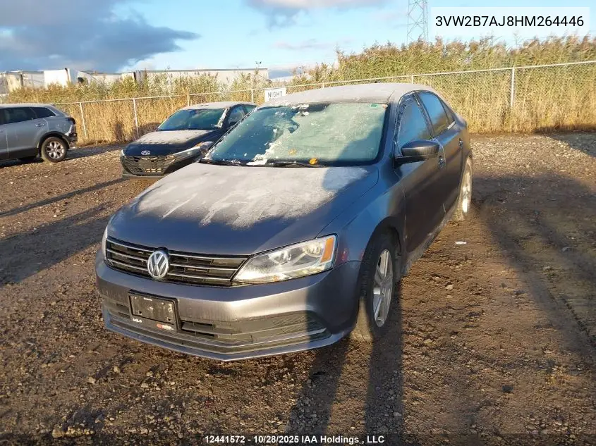 3VW2B7AJ8HM264446 2017 Volkswagen Jetta S