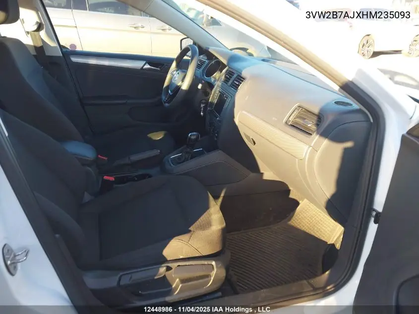 3VW2B7AJXHM235093 2017 Volkswagen Jetta S