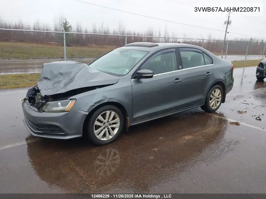 3VWB67AJ6HM220871 2017 Volkswagen Jetta Wolfsburg Edition