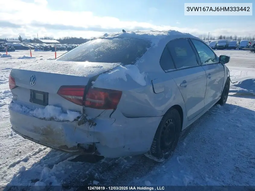 3VW167AJ6HM333442 2017 Volkswagen Jetta 1.4 Tsi Trendline/1.4 Tsi Trendline+