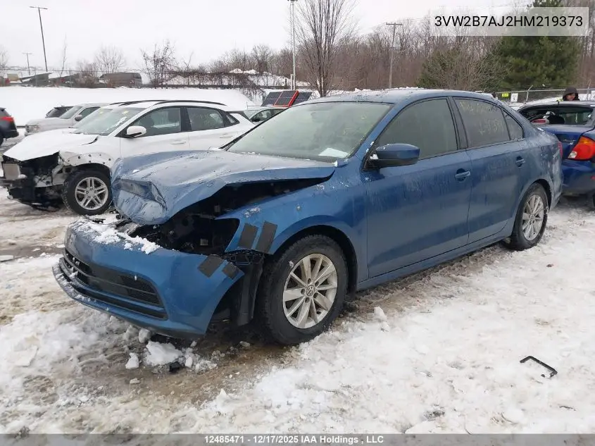 3VW2B7AJ2HM219373 2017 Volkswagen Jetta 1.4 Tsi Trendline+