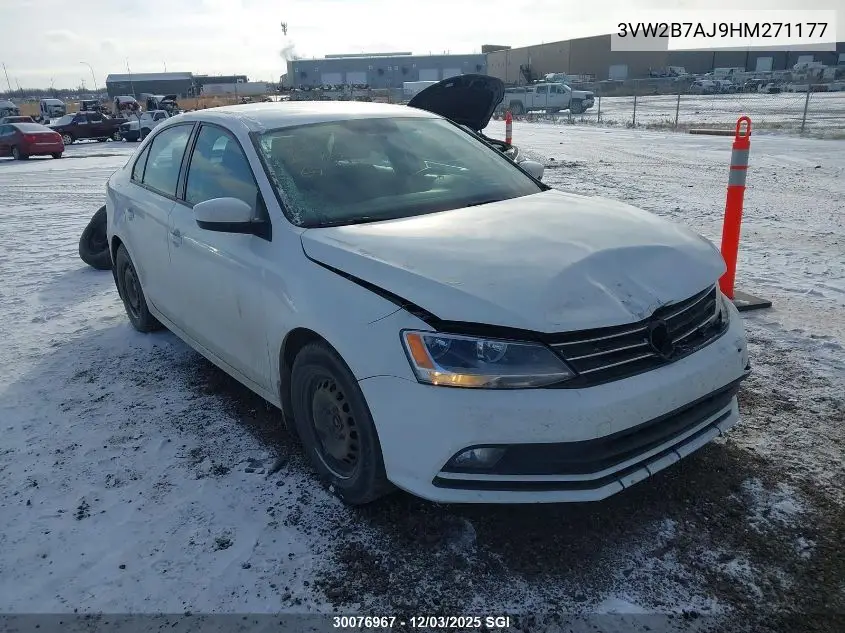 3VW2B7AJ9HM271177 2017 Volkswagen Jetta S