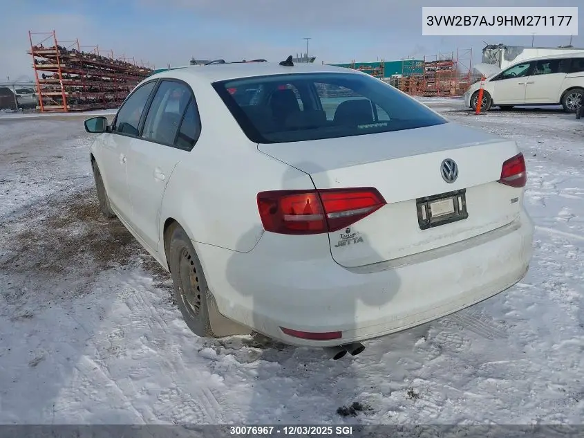 3VW2B7AJ9HM271177 2017 Volkswagen Jetta S
