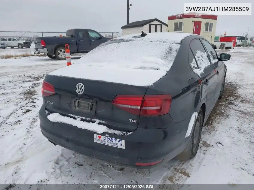 3VW2B7AJ1HM285509 2017 Volkswagen Jetta S