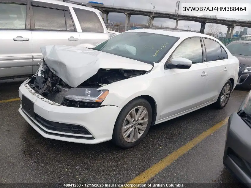 3VWDB7AJ4HM388464 2017 Volkswagen Jetta