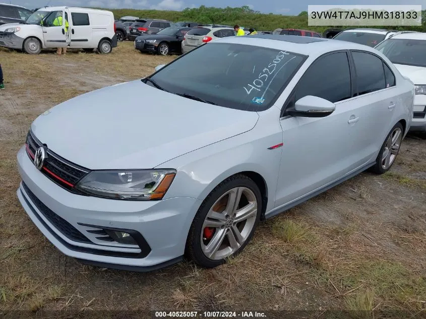 2017 Volkswagen Jetta Gli VIN: 3VW4T7AJ9HM318133 Lot: 40525057