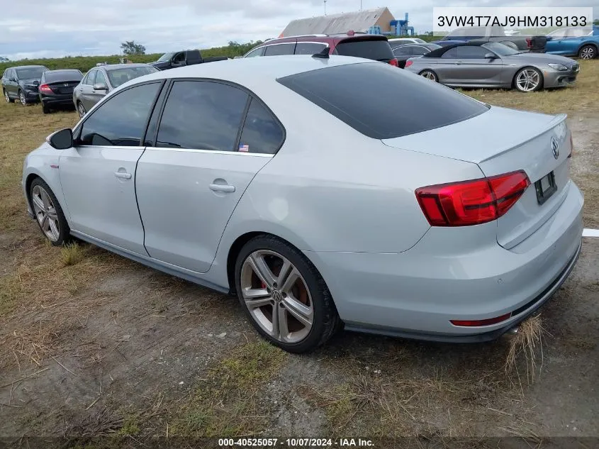 3VW4T7AJ9HM318133 2017 Volkswagen Jetta Gli