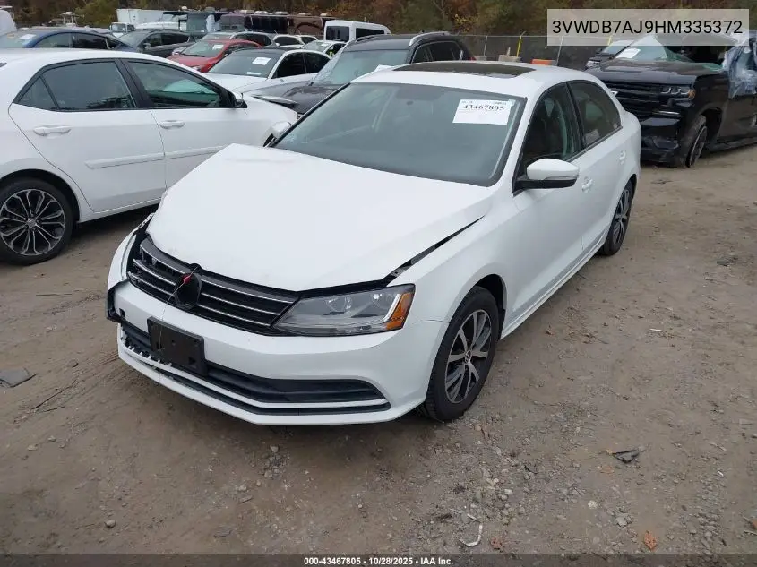 3VWDB7AJ9HM335372 2017 Volkswagen Jetta 1.4T Se