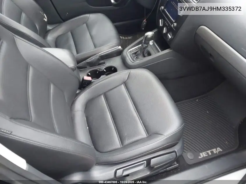 3VWDB7AJ9HM335372 2017 Volkswagen Jetta 1.4T Se