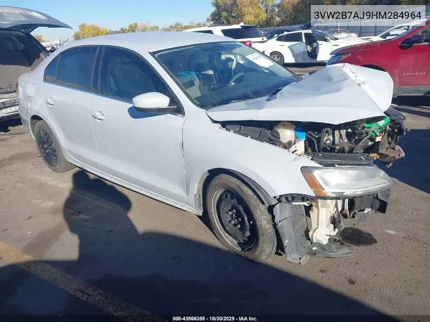 3VW2B7AJ9HM284964 2017 Volkswagen Jetta 1.4T S
