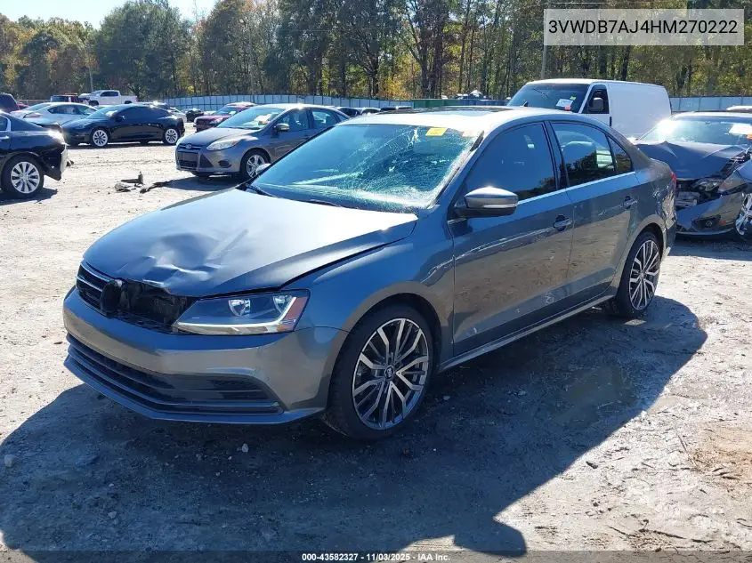3VWDB7AJ4HM270222 2017 Volkswagen Jetta 1.4T Se