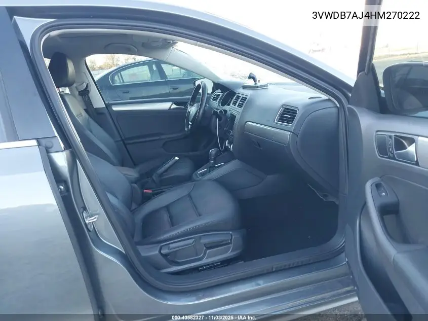 3VWDB7AJ4HM270222 2017 Volkswagen Jetta 1.4T Se