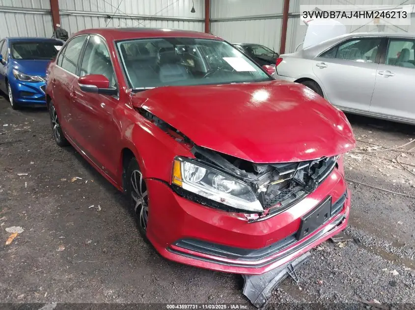 3VWDB7AJ4HM246213 2017 Volkswagen Jetta 1.4T Se