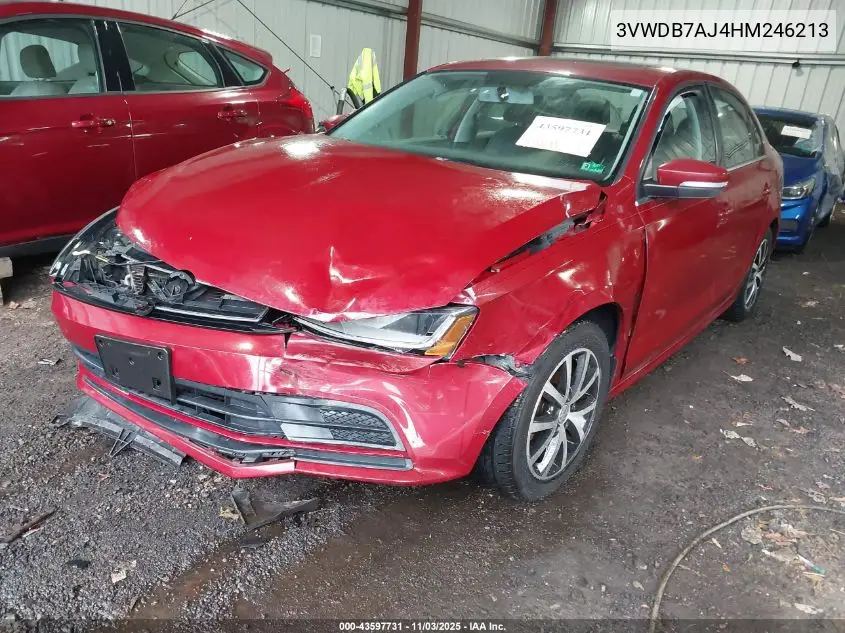 3VWDB7AJ4HM246213 2017 Volkswagen Jetta 1.4T Se